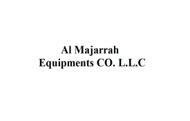 Al Majarrah Equipments CO. L.L.C